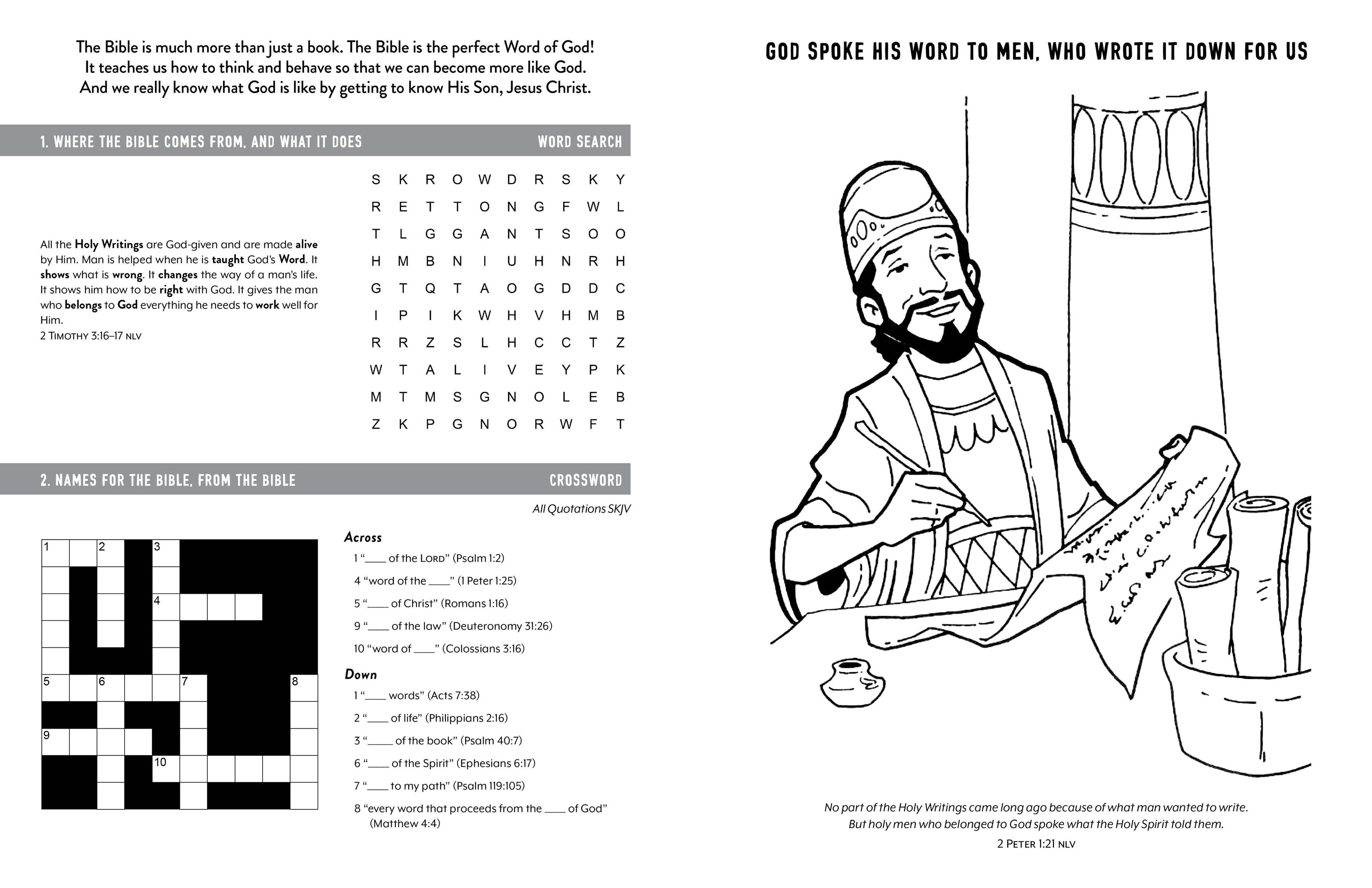 Know Your Bible Activity Book for Kids