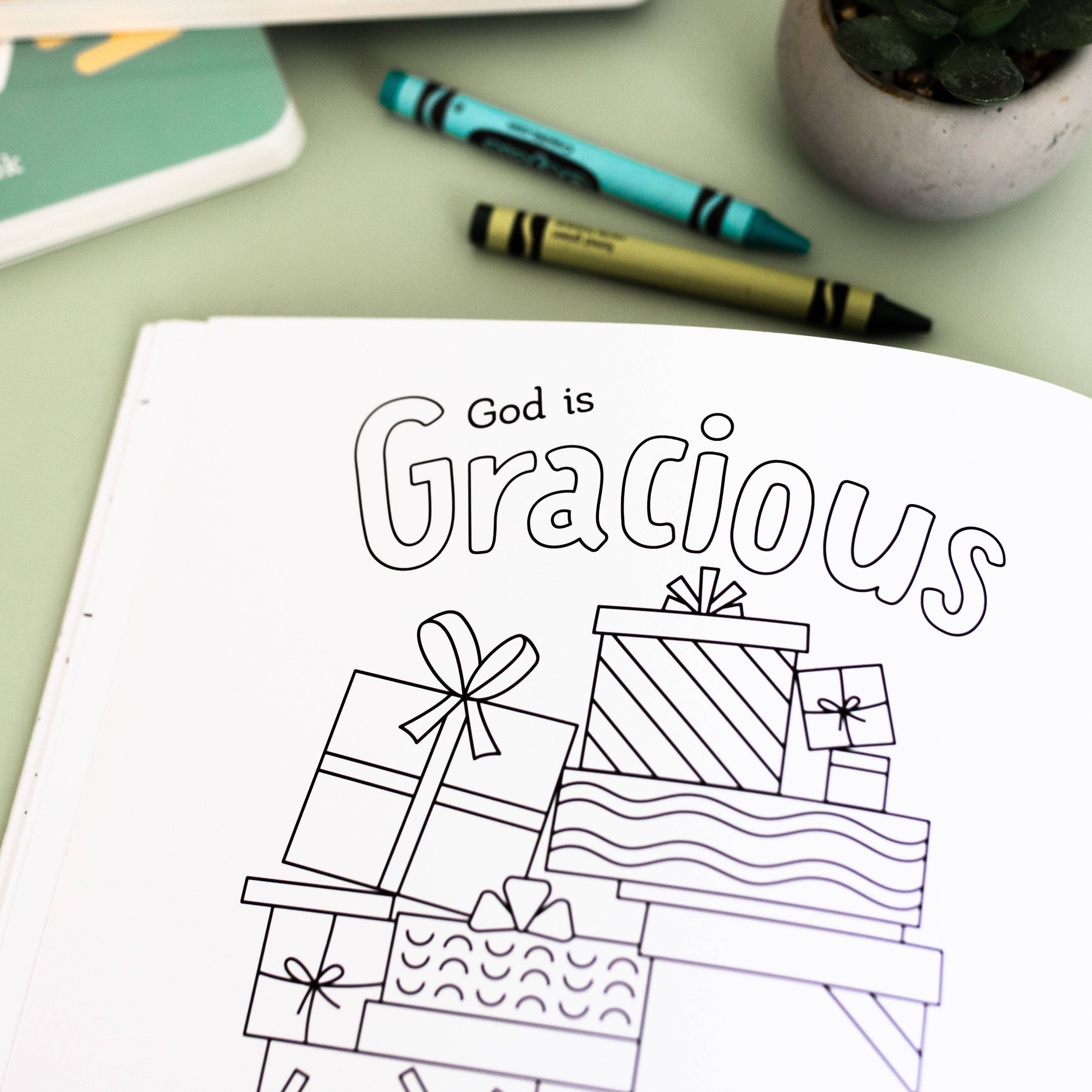 Coloring Book | Our Great God - Kids
