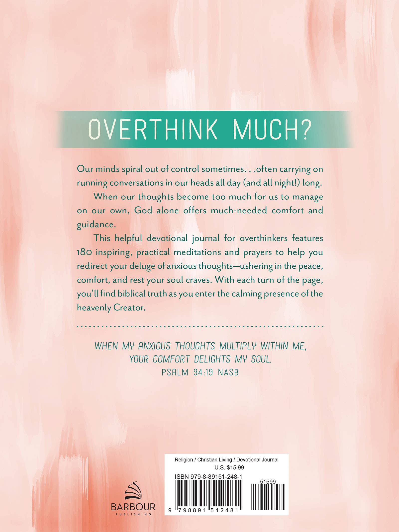 Devotions | The Overthinker's Devotional Journal