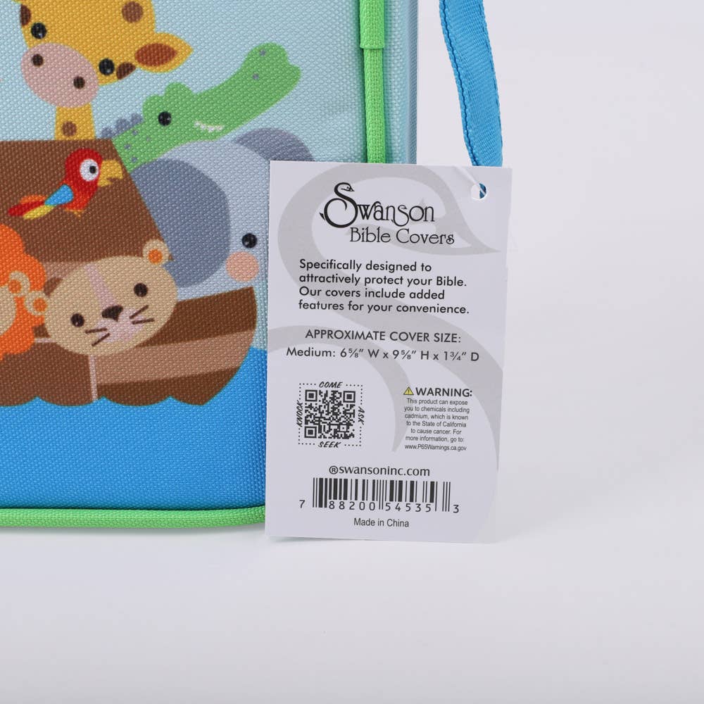 Children's Bible Cover | Canvas Noah's Ark