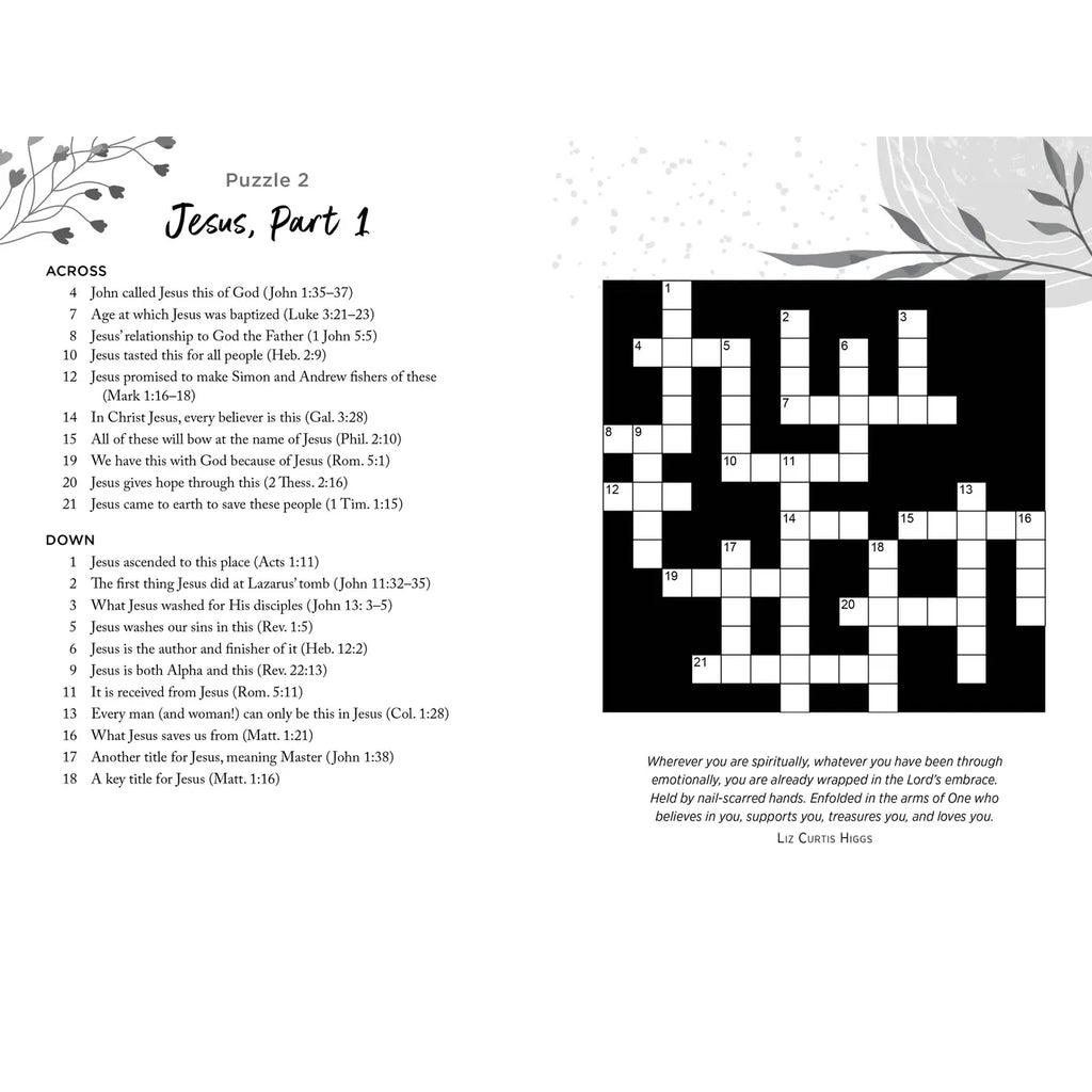 Word Puzzles | Bible Blessings Crosswords