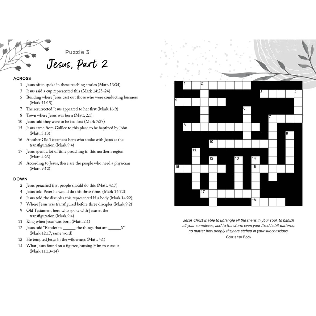 Word Puzzles | Bible Blessings Crosswords