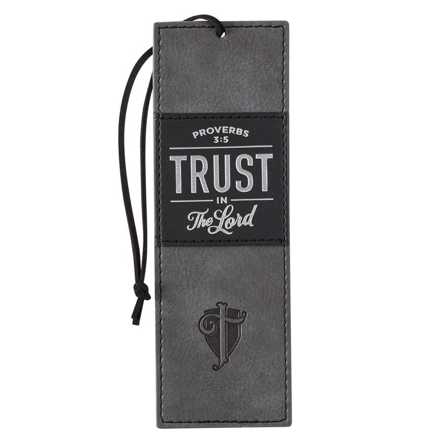 Bookmark | Gray/Black Trust in the Lord Prov. 3:5