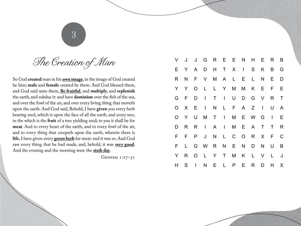 Word Puzzles | Calming Bible Word Searches