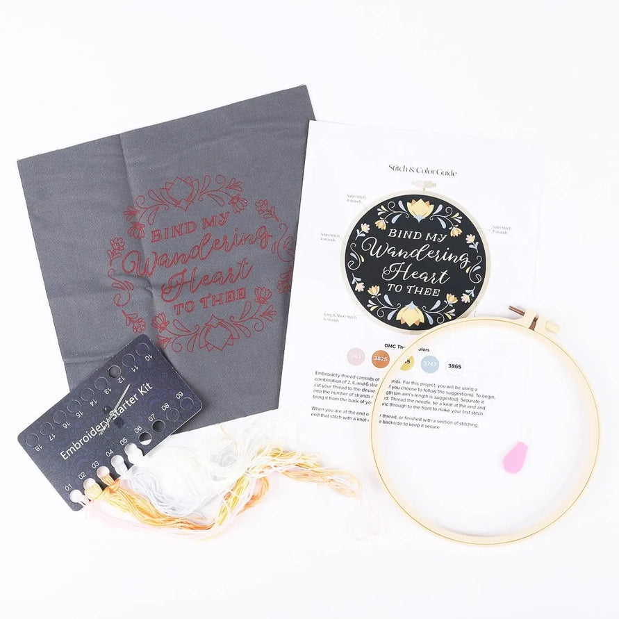 Embroidery Kit | Bind My Wandering Heart 20.5Cm
