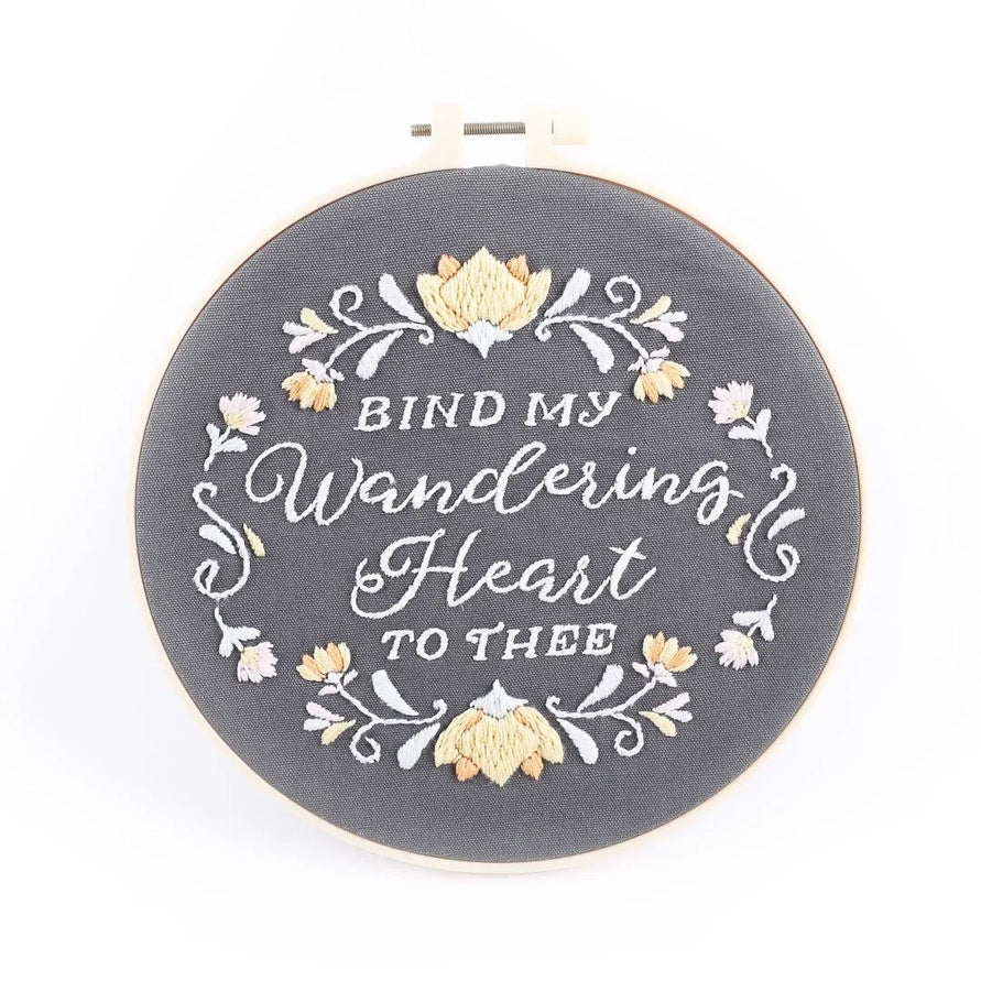 Embroidery Kit | Bind My Wandering Heart 20.5Cm