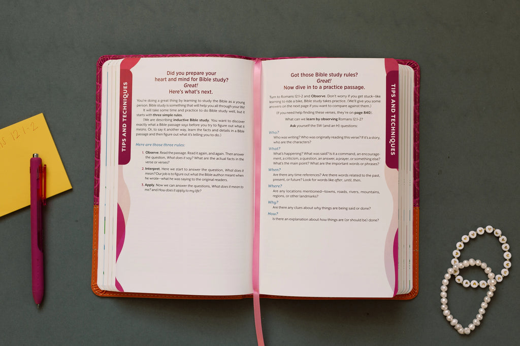 Bible | Know Your Bible NLV BIble for Kids- Pink