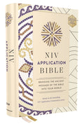 Bible | NIV Application Bible Hardcover-  Multi Cream Red Letter