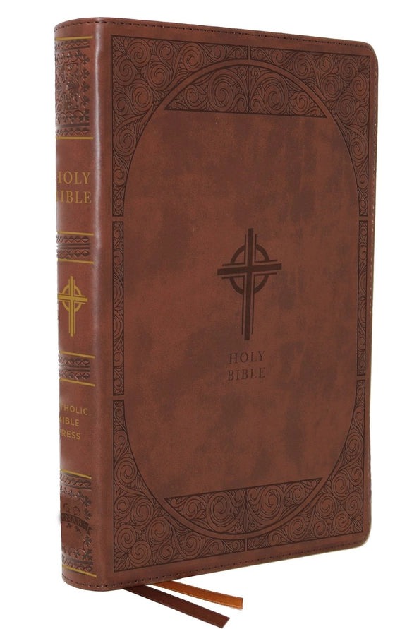 Bible | NABRE Large Print Edition, Leathersoft, Brown