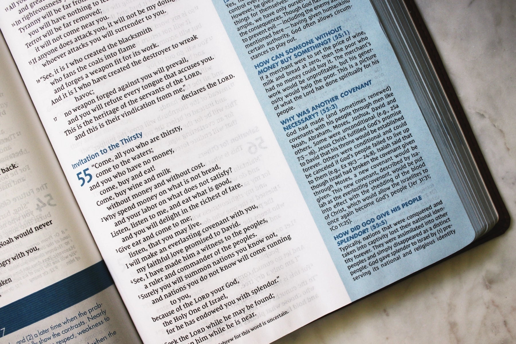 Bible | NIV Quest Study Bible, Large Print, Leathersoft Brown