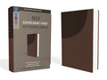 Bible | NIV Super Giant Print Reference Bible, Leathersoft, Brown