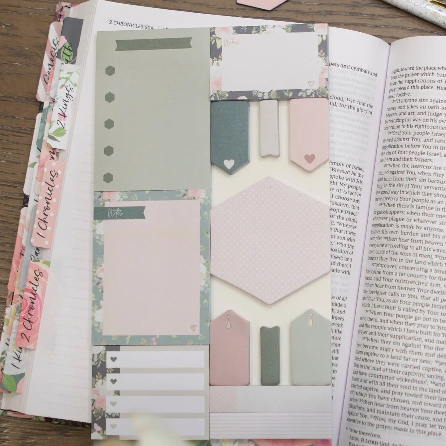 Bible Study Sticky Notes | Selah- Floral