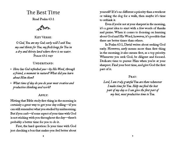 Study | The 5-Minute Bible Study for Men: Pursuing God