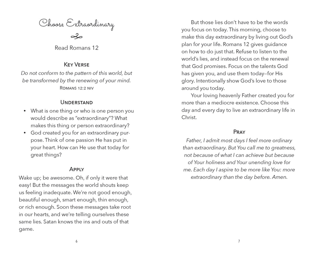 Study | The Daily 5-Minute Bible Study for Women- Mornings in Gods Word