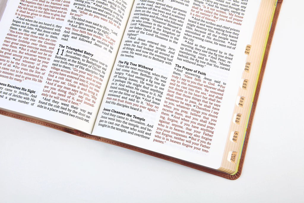 Bible | The Barbour Simplified KJV--Large Print [Rust & Stone Cross]