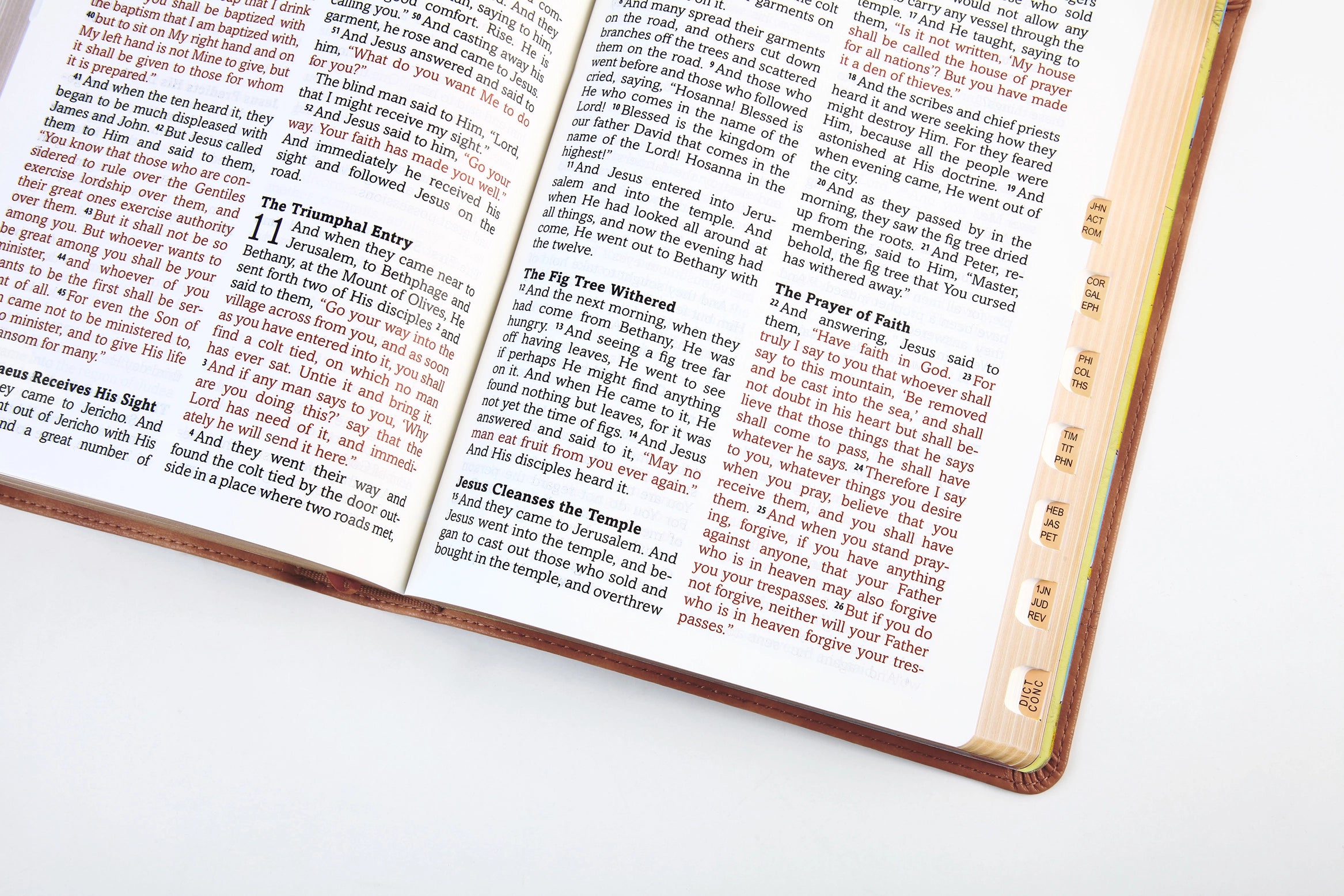 Bible | The Barbour Simplified KJV--Large Print [Rust & Stone Cross]