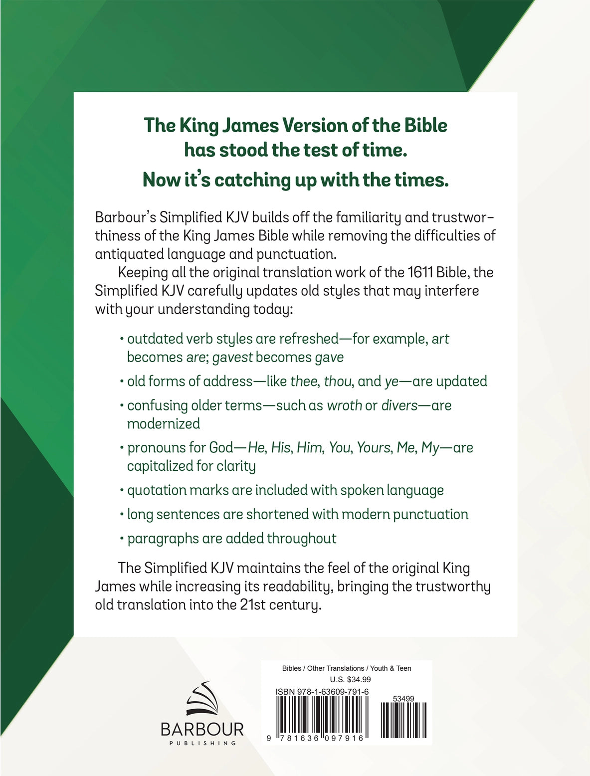 Bible | The Barbour SKJV Bible (teen boys)