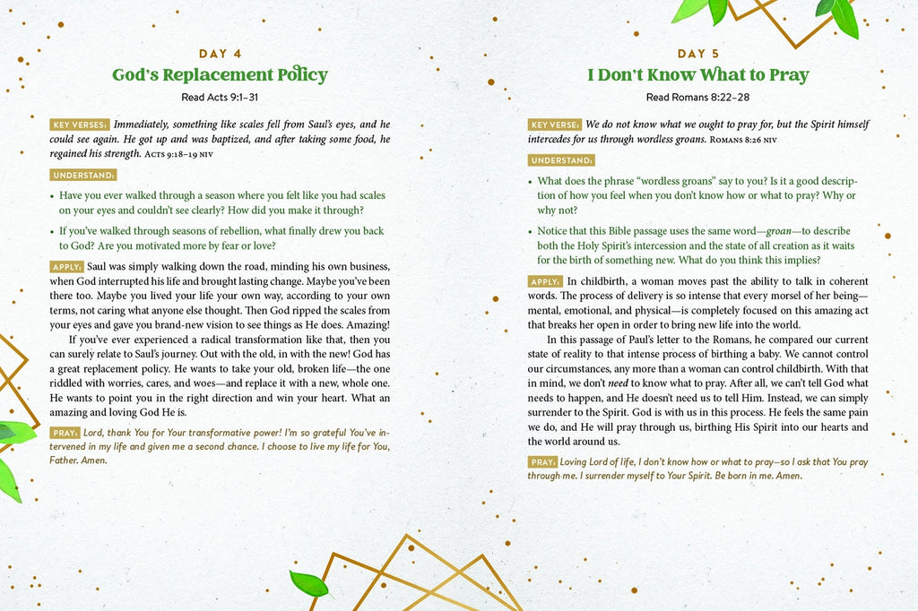 Study | The 5-Minute Bible Study for Women- 365 Focused, Encouraging Readings