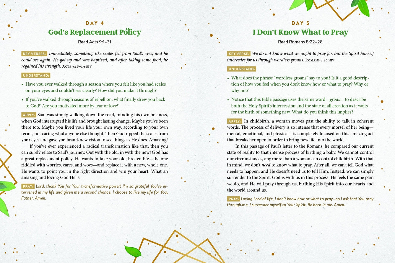 Study | The 5-Minute Bible Study for Women- 365 Focused, Encouraging Readings