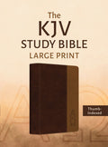 Bible | The KJV Study Bible, Large Print (Indexed) [2-Tone Brown]