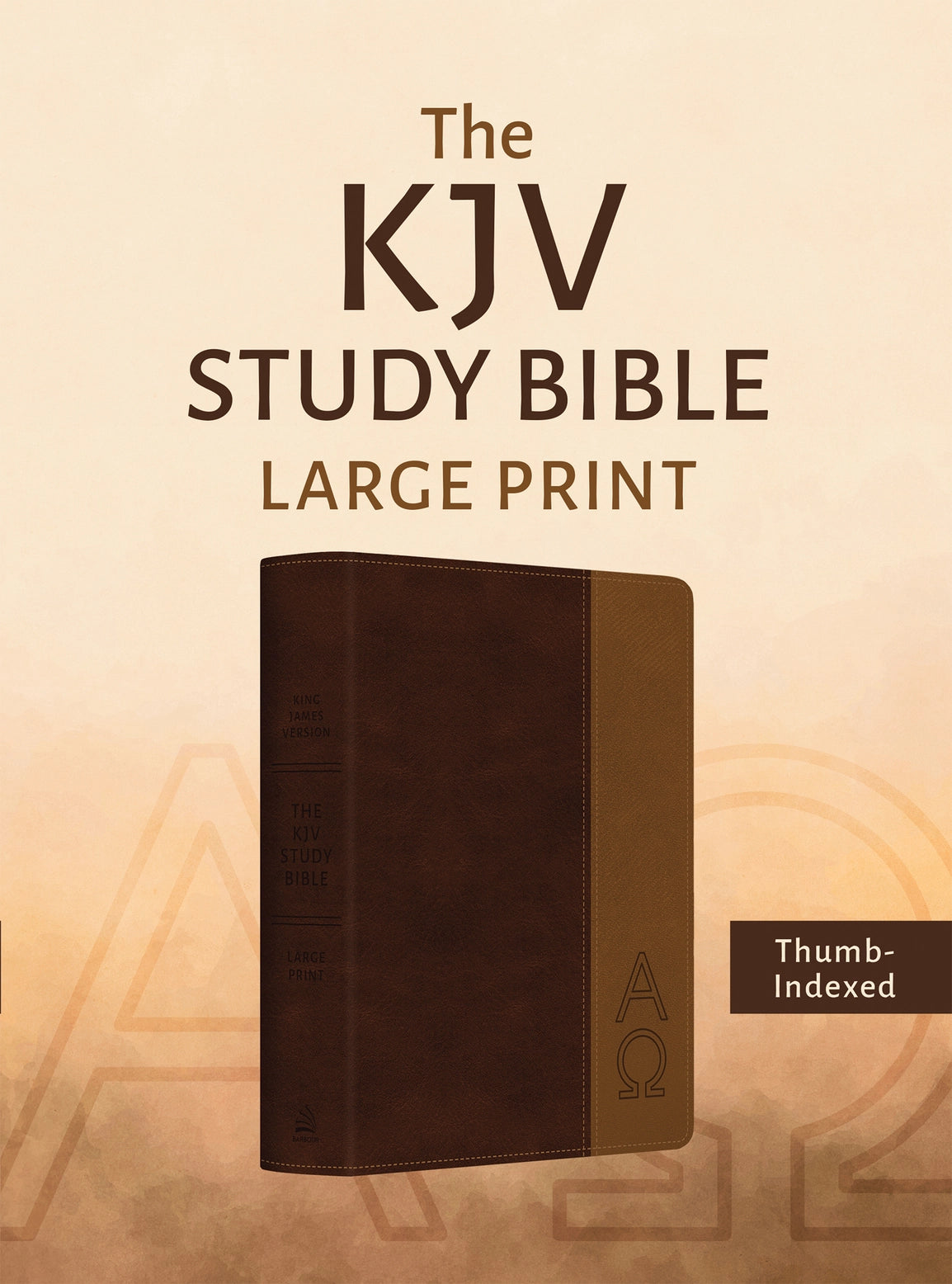 Bible | The KJV Study Bible, Large Print (Indexed) [2-Tone Brown]