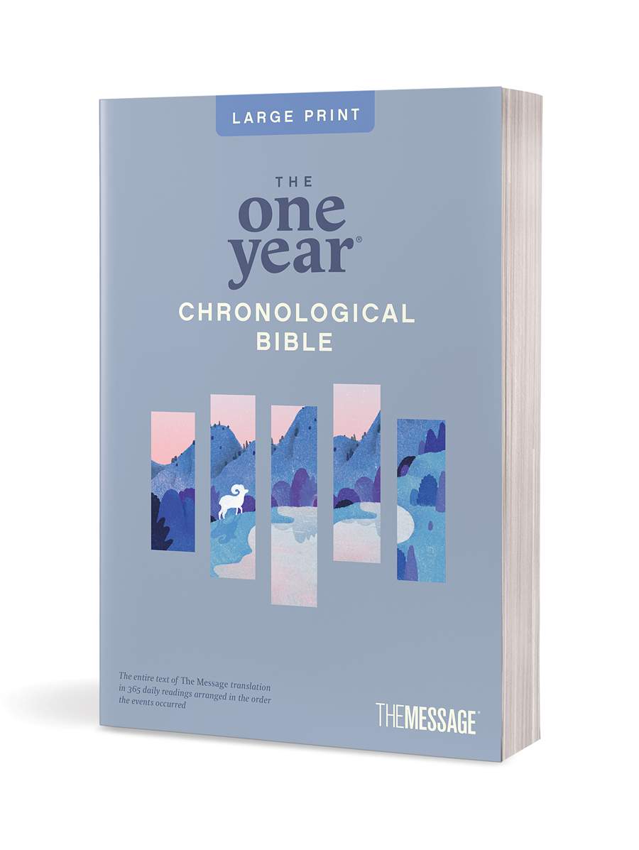 Bible | The Message, One Year Chronological Bible, Large Print