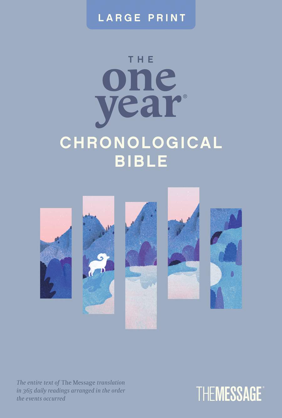 Bible | The Message, One Year Chronological Bible, Large Print