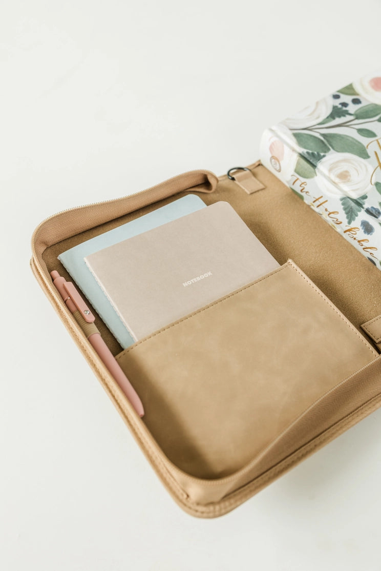 Bible Cover| Vegan Leather- Beige
