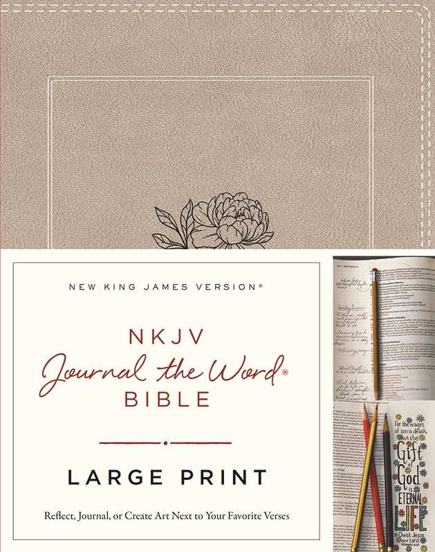 Bible | NKJV, Journal the Word Bible, Large Print