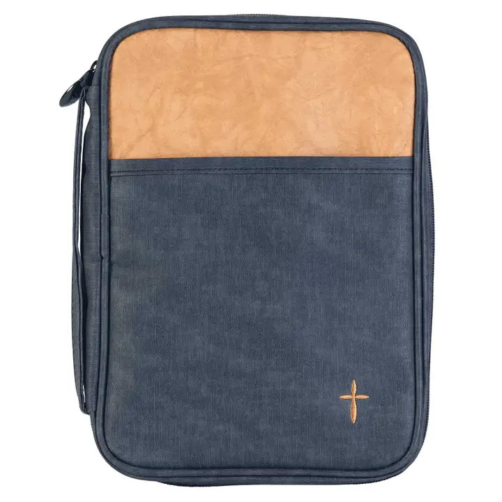 Bible Cover | Black & Tan