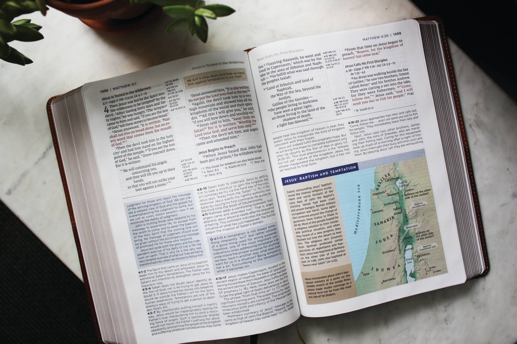 Bible | NIV Application Bible Leathersoft Brown Red Letter
