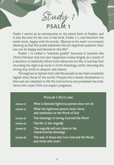Study | Psalms : An All-in-One Study on God's Song Book