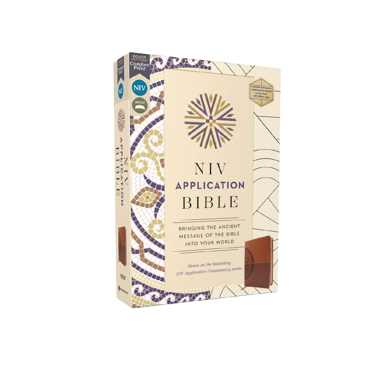 Bible | NIV Application Bible Leathersoft Brown Red Letter