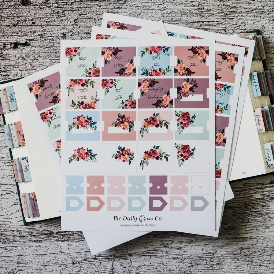 Bible Tabs | Floral