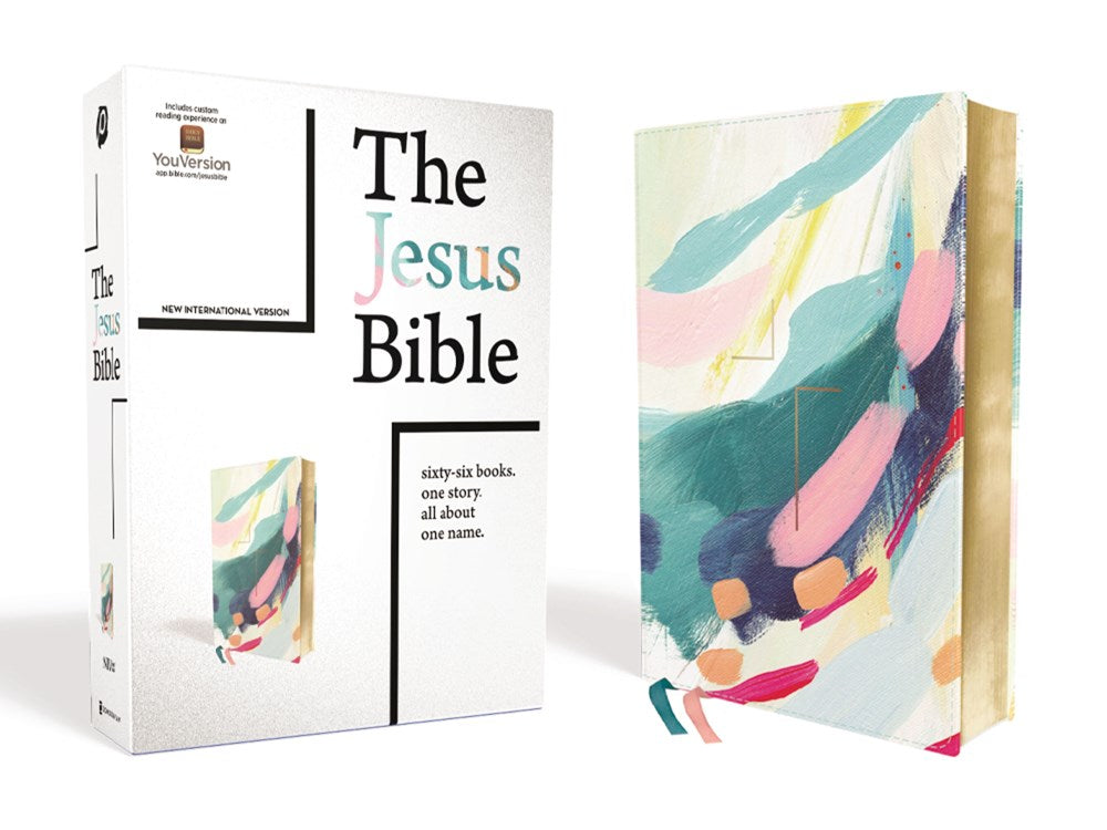 Bible | NIV The Jesus Bible- Artist Edition Leathersoft Multi/Teal