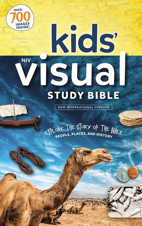 Bible | NIV, Kids' Visual Study Bible, Blue