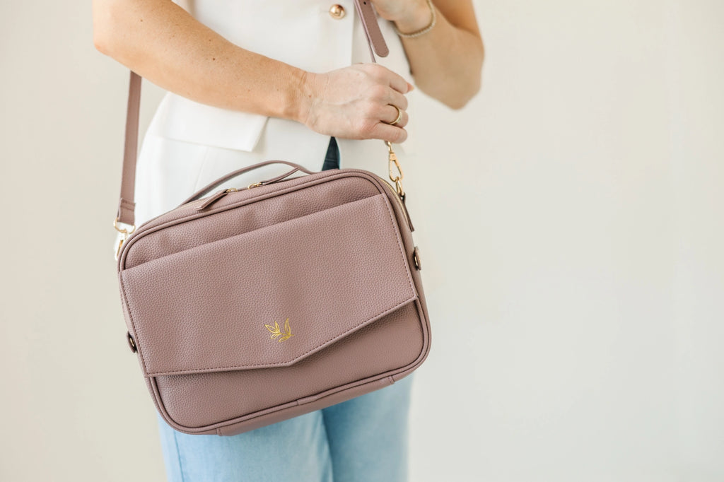 Bible Cover| Bible Bag Crossbody- Lavender