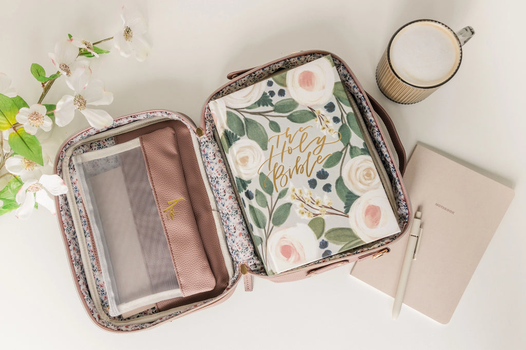 Bible Cover| Bible Bag Crossbody- Lavender