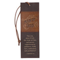 Bookmark |Faux Leather Brown Man of God 1 Tim. 6:11