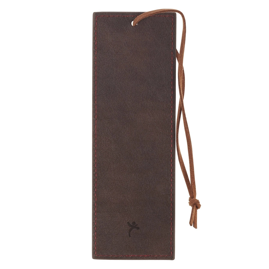 Bookmark |Faux Leather Brown Man of God 1 Tim. 6:11
