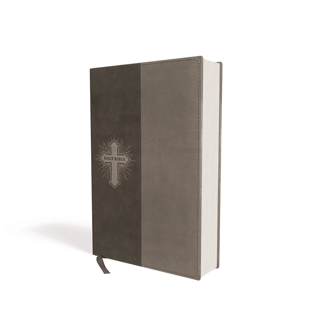 Bible | NIV Bible for Kids- Leathersoft, Gray